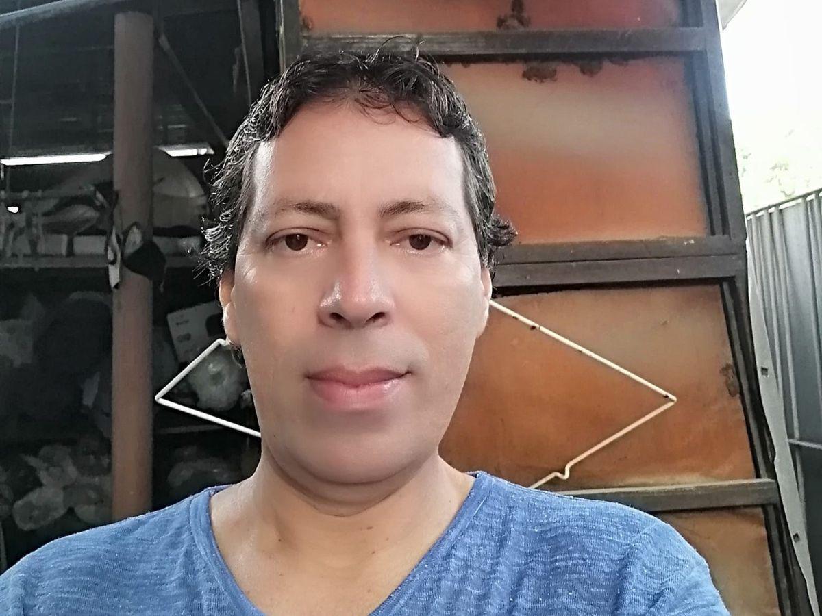 Romel Galo, exempleado de la Alcaldía de Choloma, que estaría detrás de la estafa Unifín