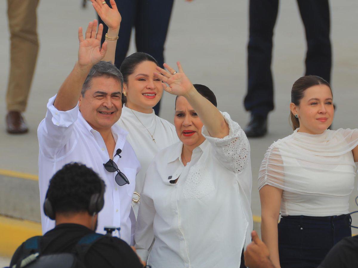 El cambio de JOH tras cuatro años fuera: primeras imágenes del expresidente al regresar a Honduras