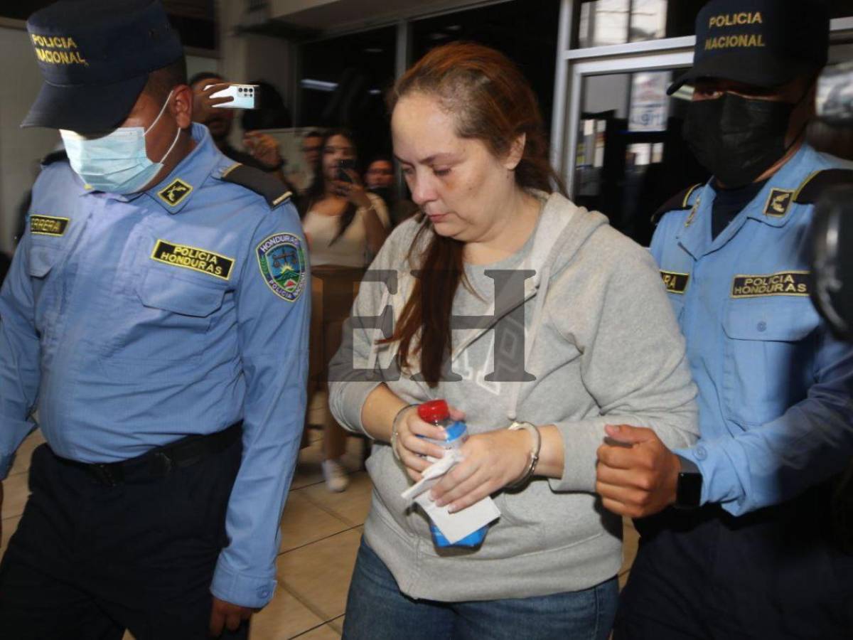 Llega a los tribunales Liana Mayorga, acusada de fraude de L 18 millones de la Tasa de Seguridad