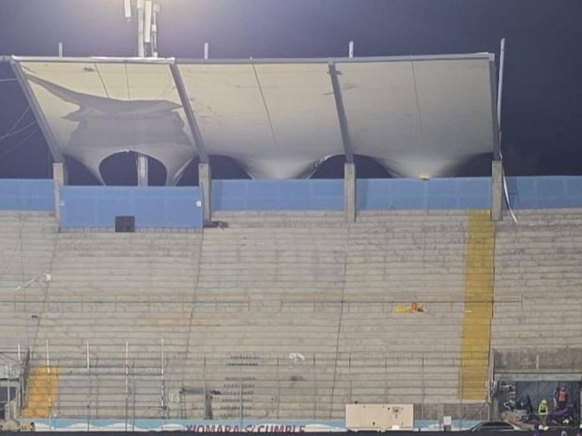 Así está quedando el Estadio Nacional con su nuevo techo en el sector de sol