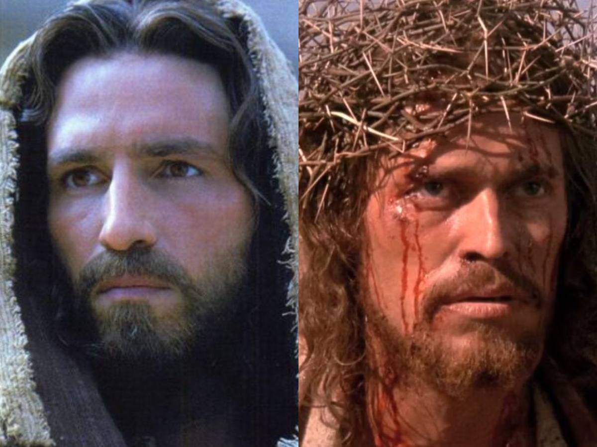 Antes y después de los actores que han interpretado a Jesús en películas y series