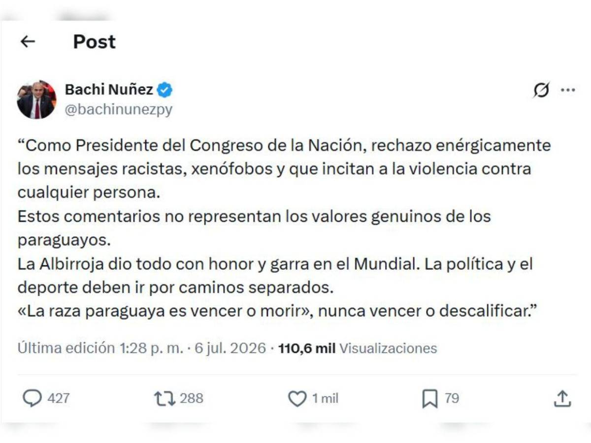 Francia y Paraguay en guerra tras comentarios racistas de senadora contra Mbappé