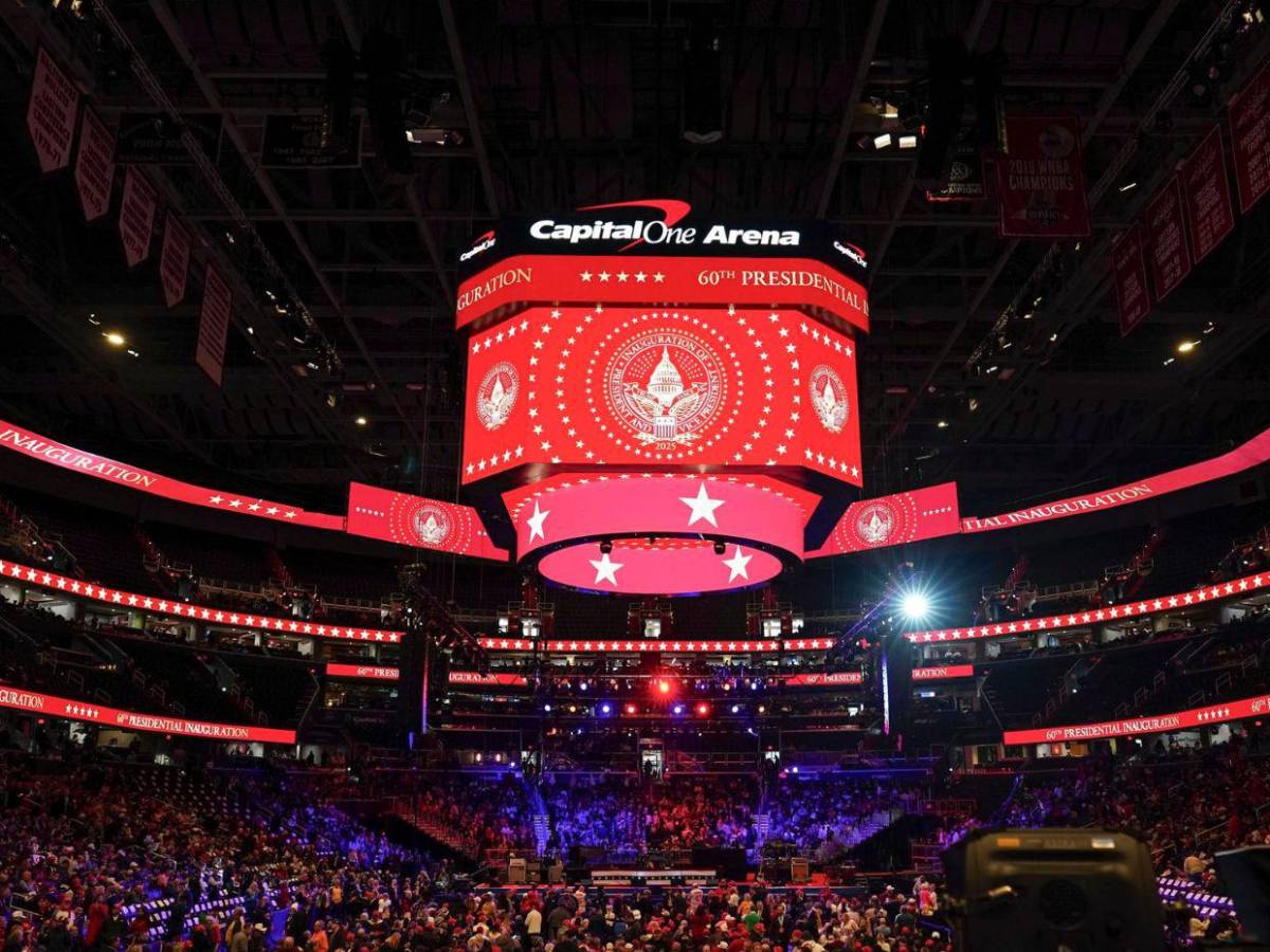 Las imágenes del rally que hizo Donald Trump en Washington previo a su investidura