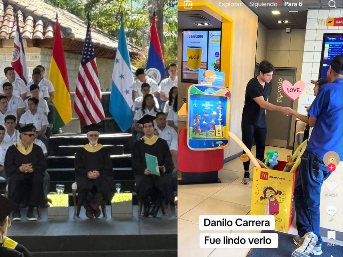 Danilo Carrera en Honduras: Asiste a graduación de su hermano en Zamorano