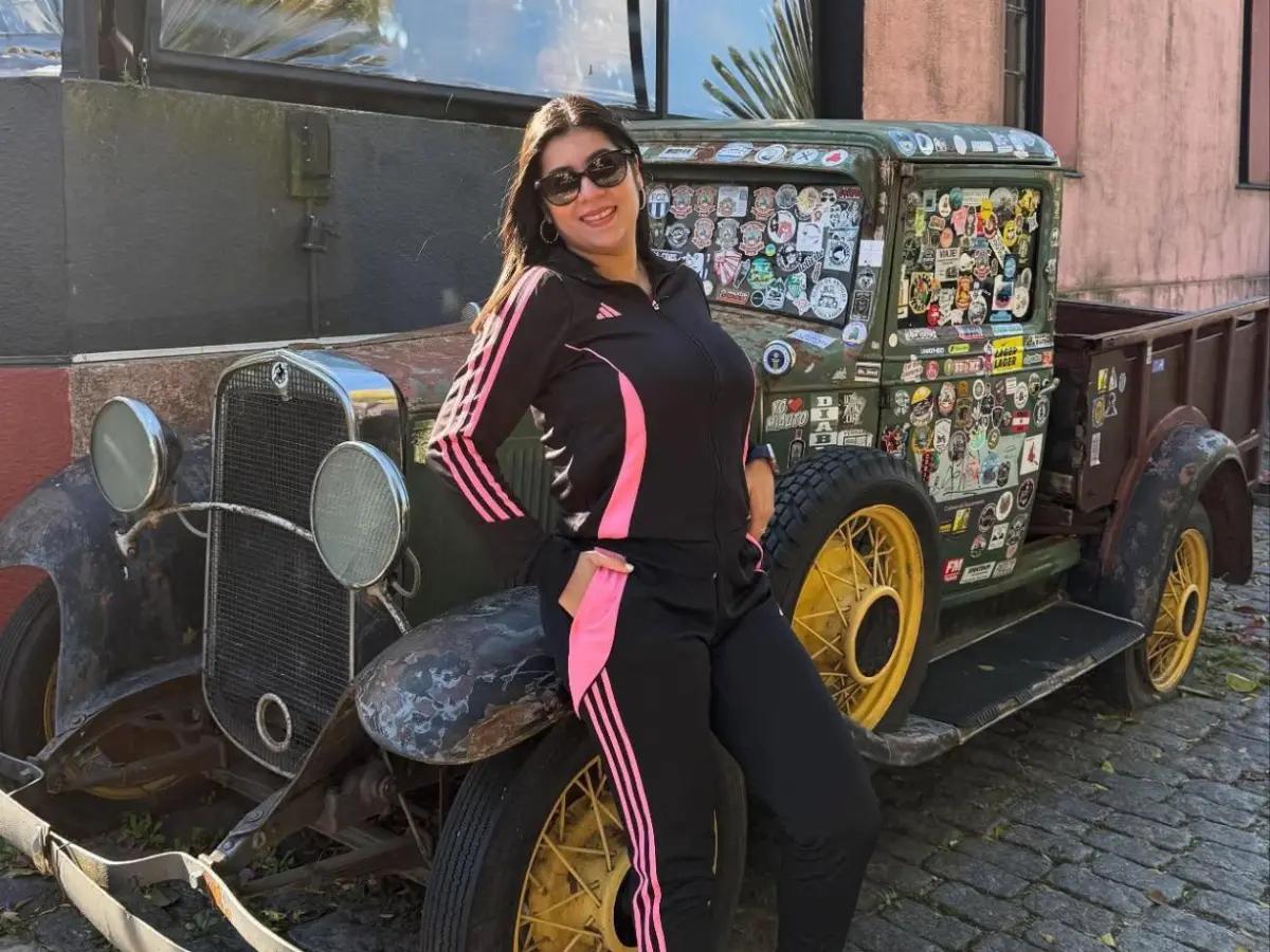 La presentadora hondureña que anunció estar embarazada de futbolista