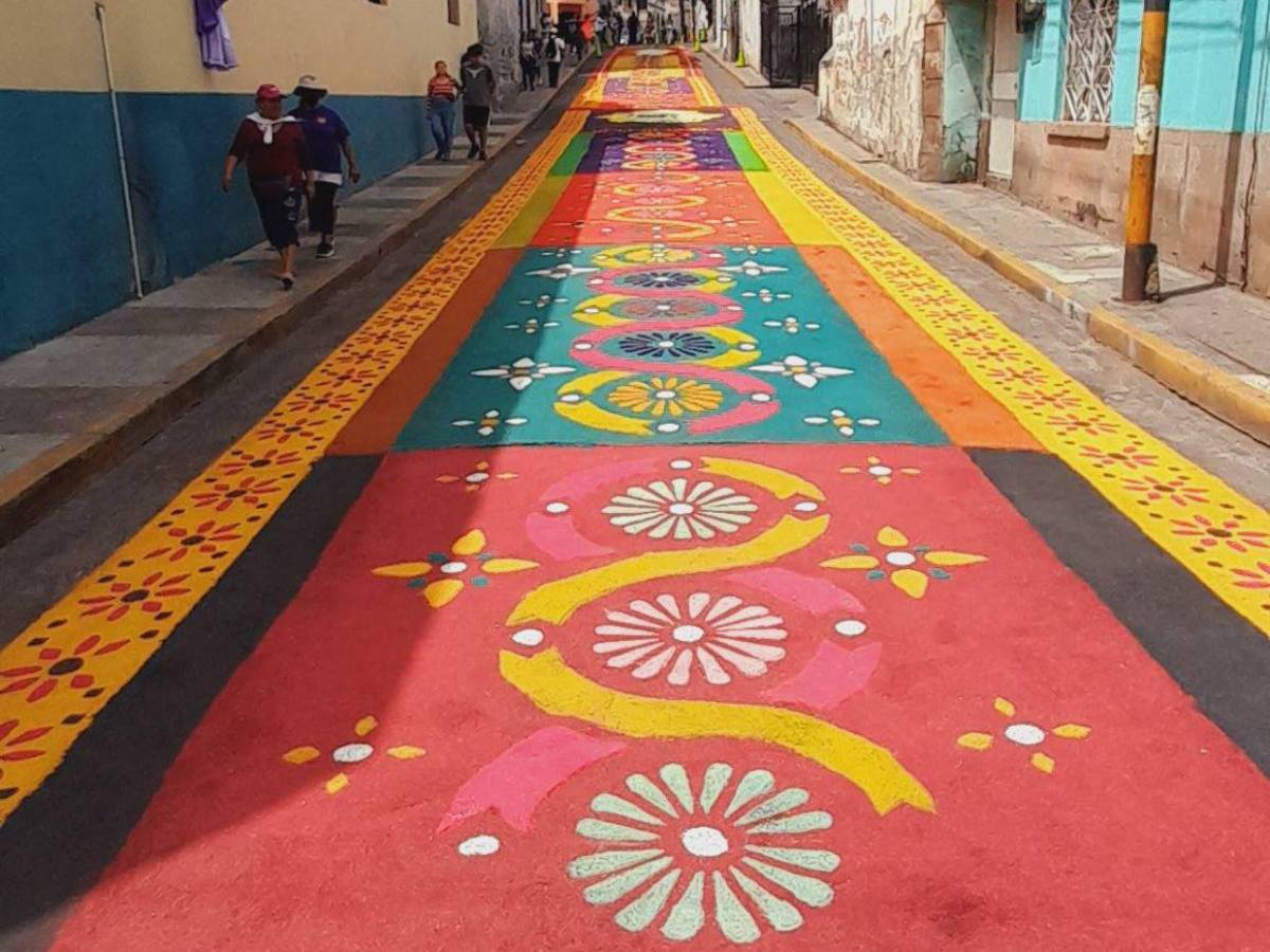 Semana Santa en Honduras: arte, fe y tradición en alfombras de aserrín Semana Santa en Honduras: arte, fe y tradición en alfombras de aserrín