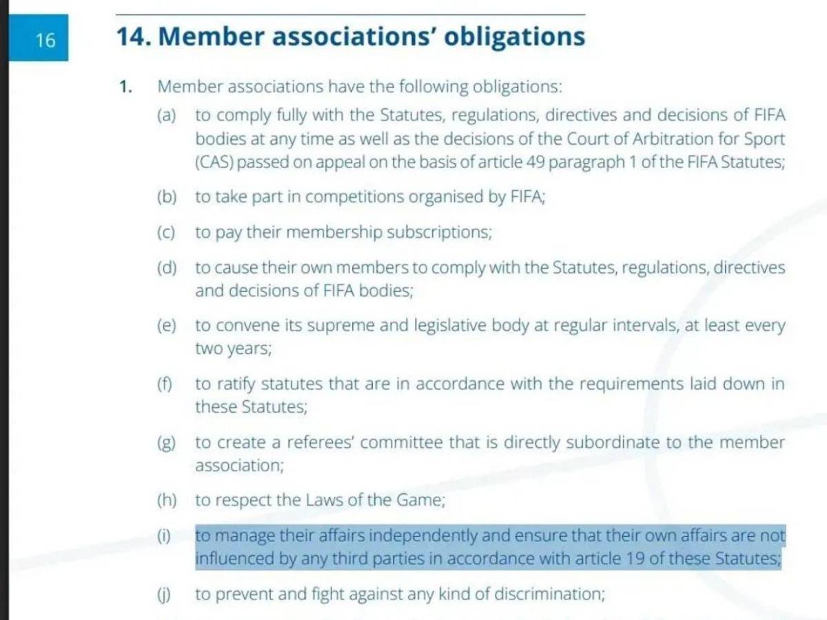 Expectativa: ¿Qué dice el reglamento de la FIFA sobre el caso Surinam?
