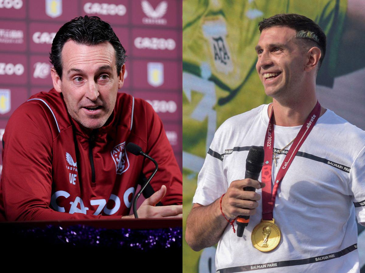 Unai Emery sobre las celebraciones del Dibu Martínez: “Hablaré con él la próxima semana”