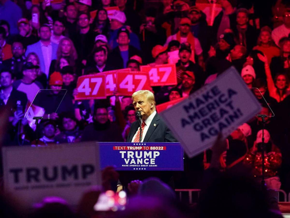 Las imágenes del rally que hizo Donald Trump en Washington previo a su investidura