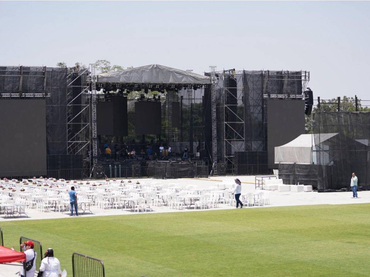 Más deteriorada: así luce la grama del Morazán previo a concierto gratuito
