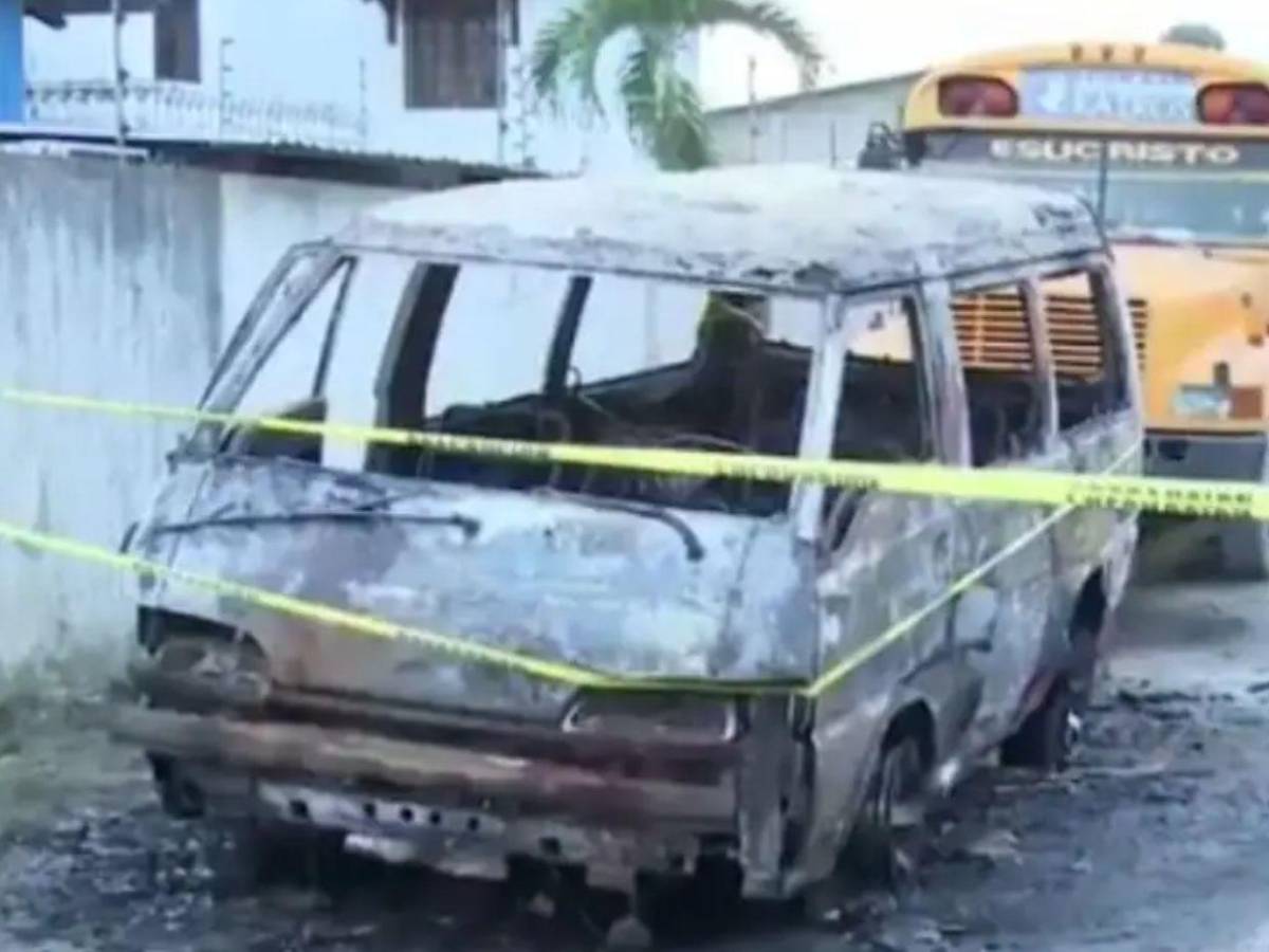 Lo que se sabe del conductor desmembrado y carbonizado dentro de busito en SPS