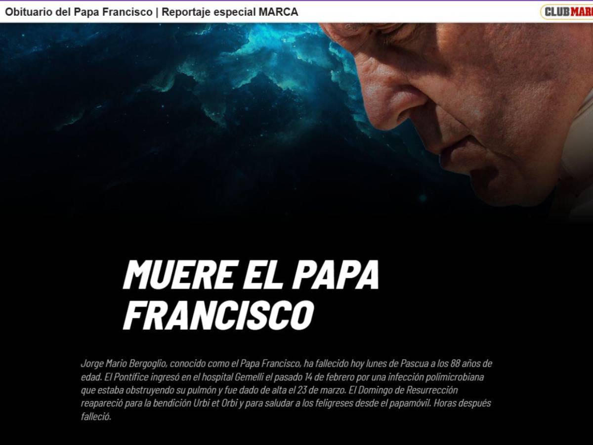 Un líder espiritual y el primer pontífice latinoamericano: así informaron la muerte del papa Francisco