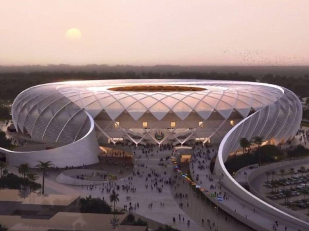 Estadio más grande de Centroamérica: así avanza construcción de lujoso recinto en El Salvador