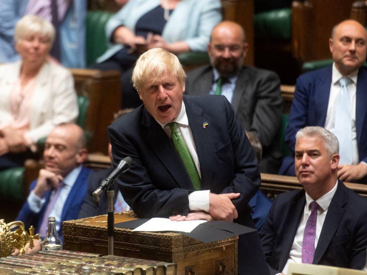 Con una “¡Hasta la vista, baby!”, Boris Johnson se despidió del Parlamento británico