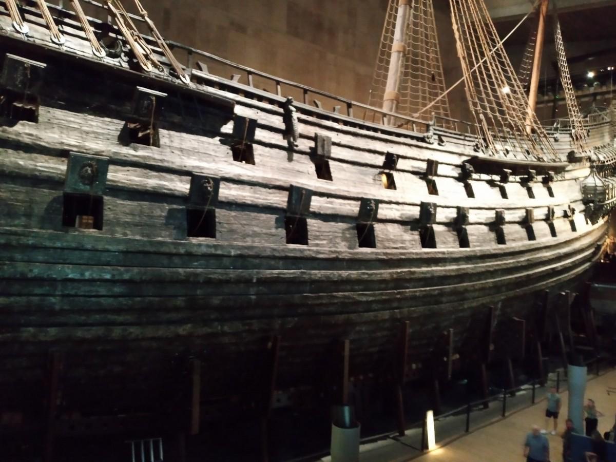 El Vasa, un buque de guerra rescatado después de 300 años de su naufragio en Estocolmo, Suecia