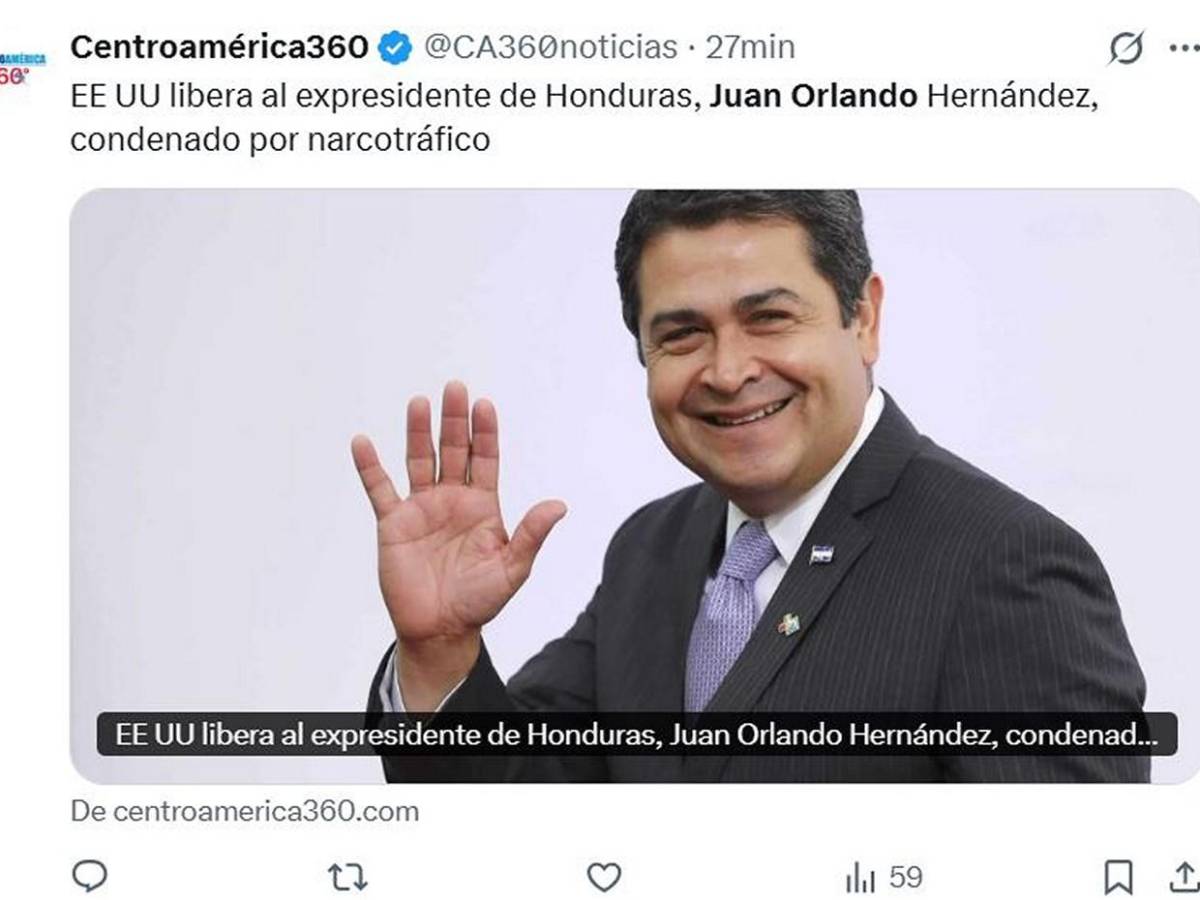Ha quedado en libertad: Así informa el mundo que Juan Orlando Hernández salió de prisión