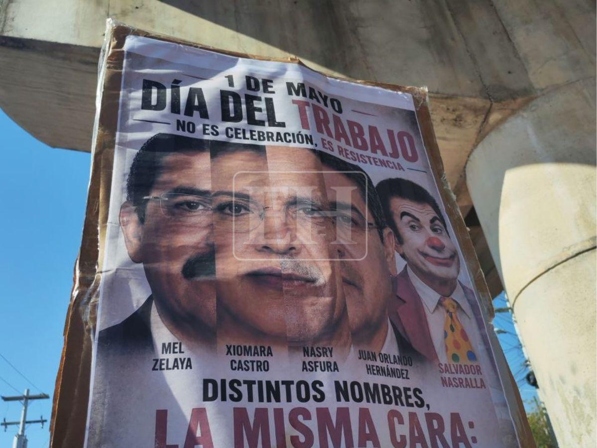 Multitudinaria participación: calles llenas en la marcha del Día del Trabajador en Honduras