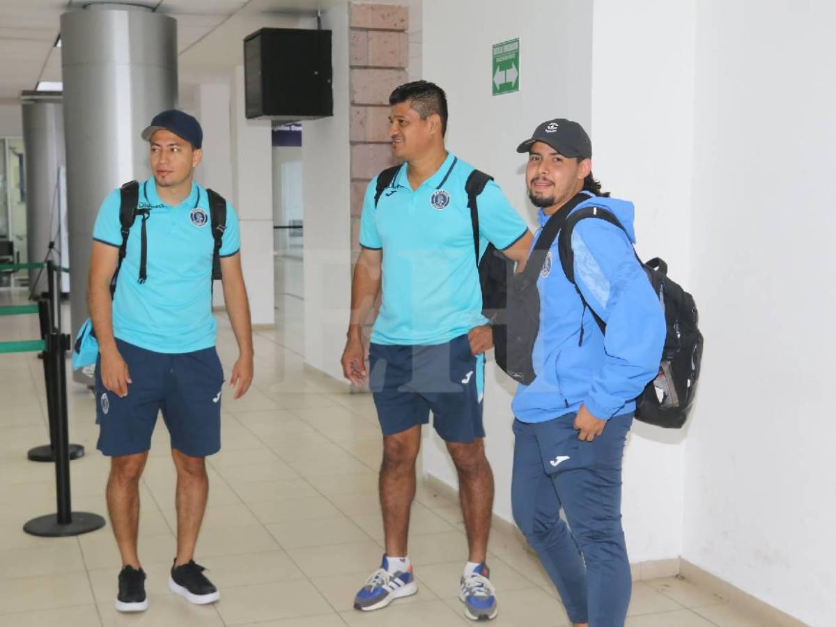 Emilio sorprende y futbolistas que no viajan: Así fue la salida de Motagua rumbo a Belice