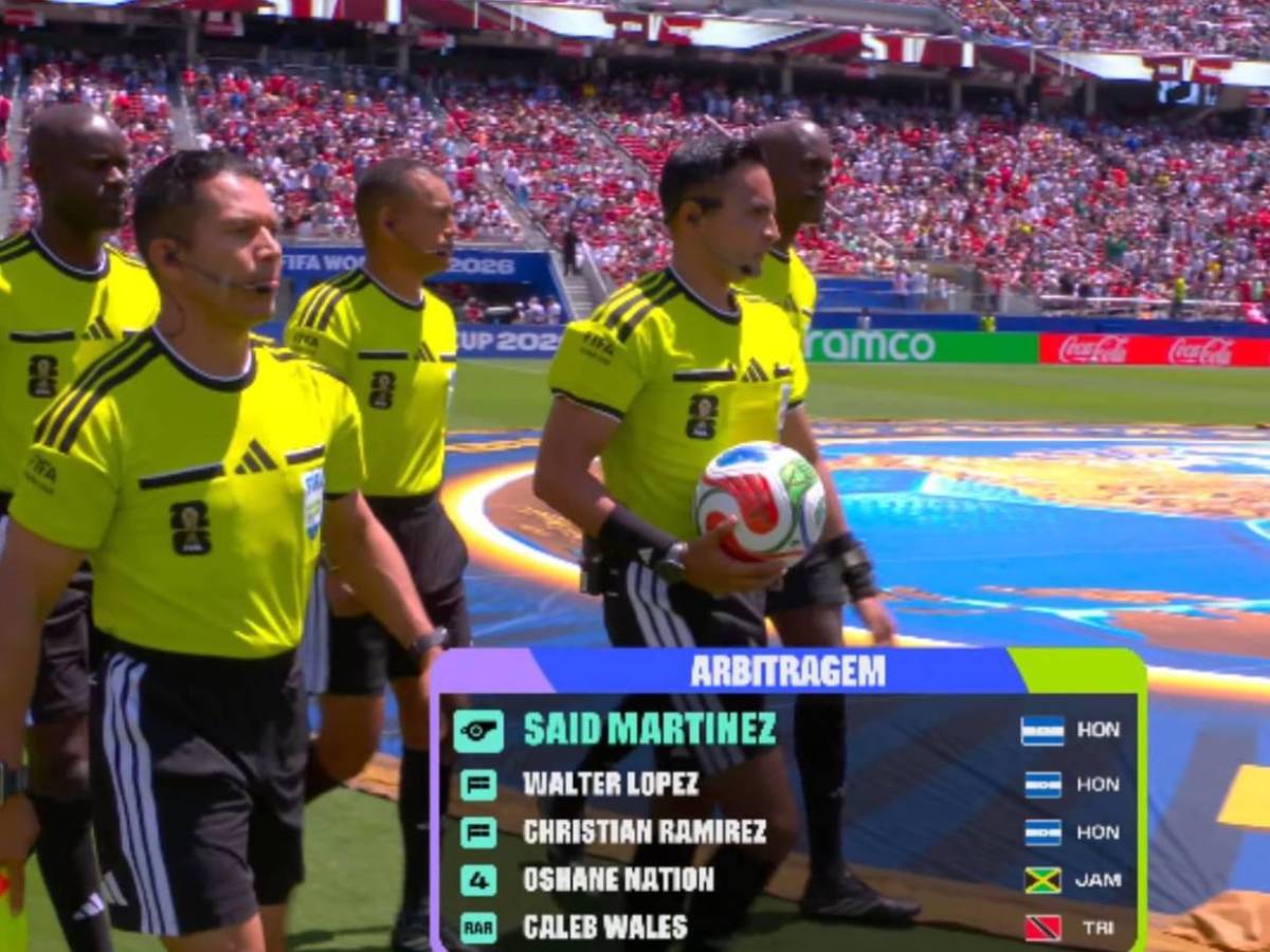 Los miles de dólares que ganó el árbitro hondureño Said Martínez por partido en el Mundial 2026