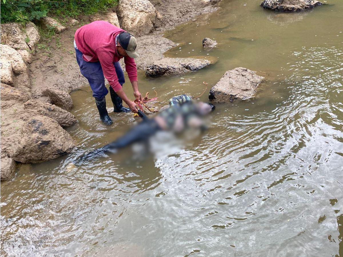 Dilver Ruiz murió ahogado tras  salvar a su hija cerca del río Patuca