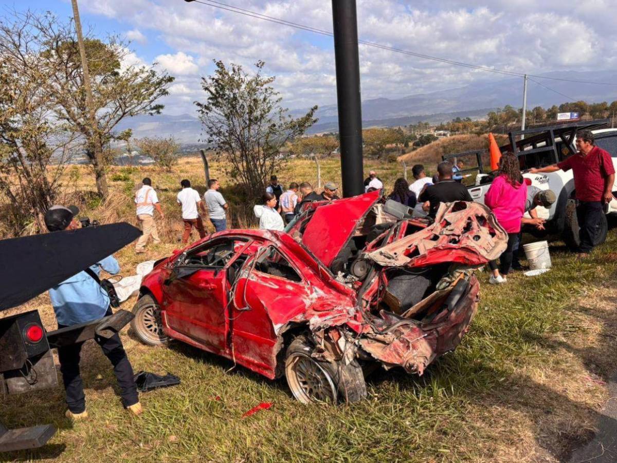 Impactó contra un muro de drenaje: El accidente mortal de Víctor José Alvarenga