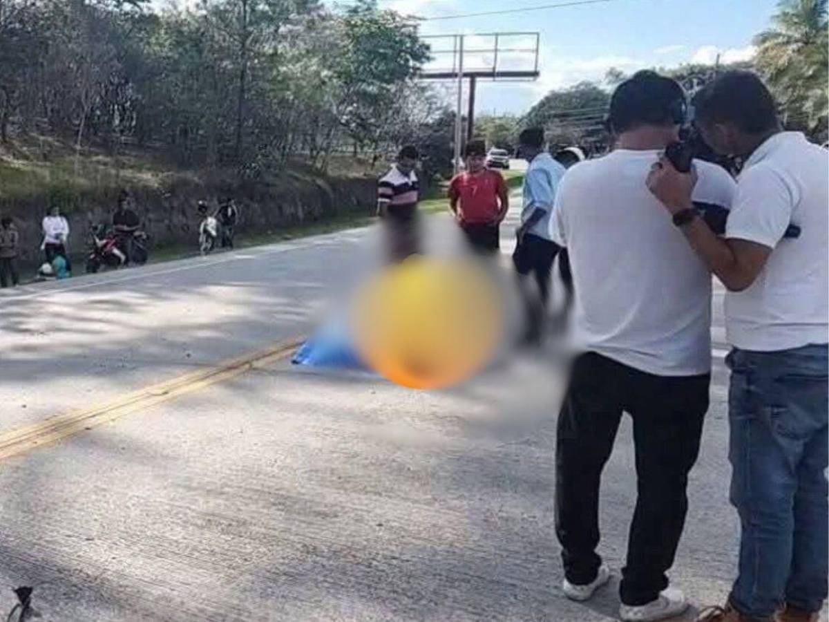 Misael López compró su moto y minutos después murió tras accidentarse en Lempira