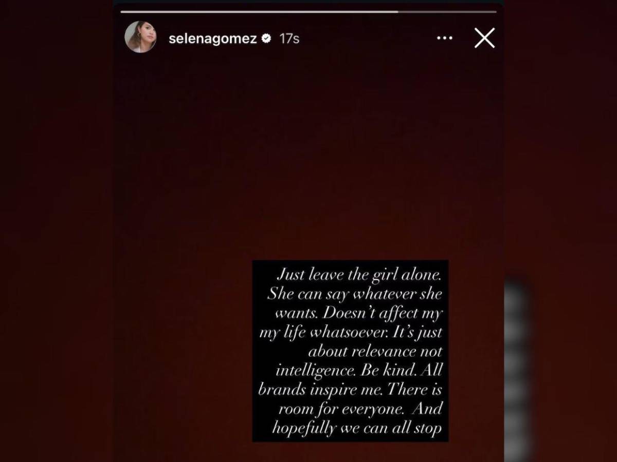Selena Gómez responde a las insinuaciones de Hailey Bieber sobre su marca de belleza