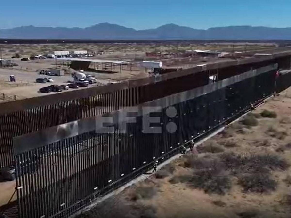 ¿En qué consiste el nuevo muro negro de Trump para frenar a  migrantes?