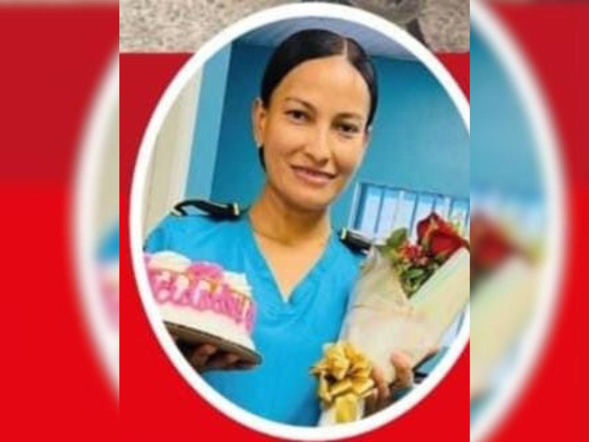 Yuli, agente de policía que fue asesinada en su casa; su pareja huyó