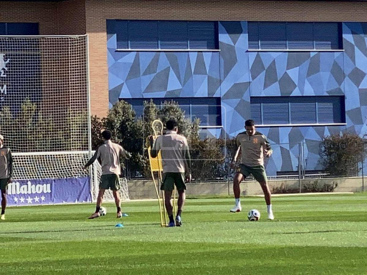 Clima frío y novedades: así fue el tercer día de entrenamiento de Honduras en España