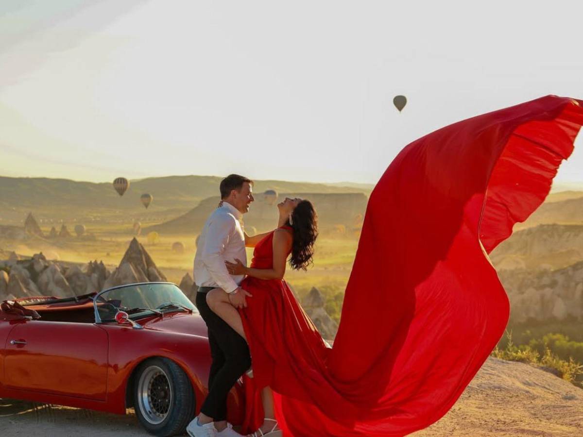 Karlen Pérez y Gustavo Leone se comprometen en Capadocia: Le dije que sí a mi amor