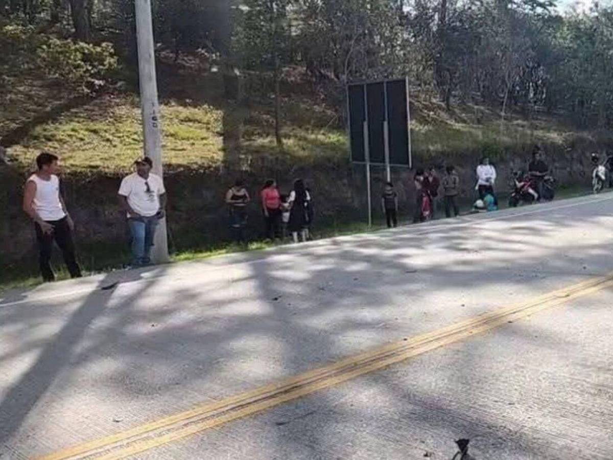 Misael López compró su moto y minutos después murió tras accidentarse en Lempira