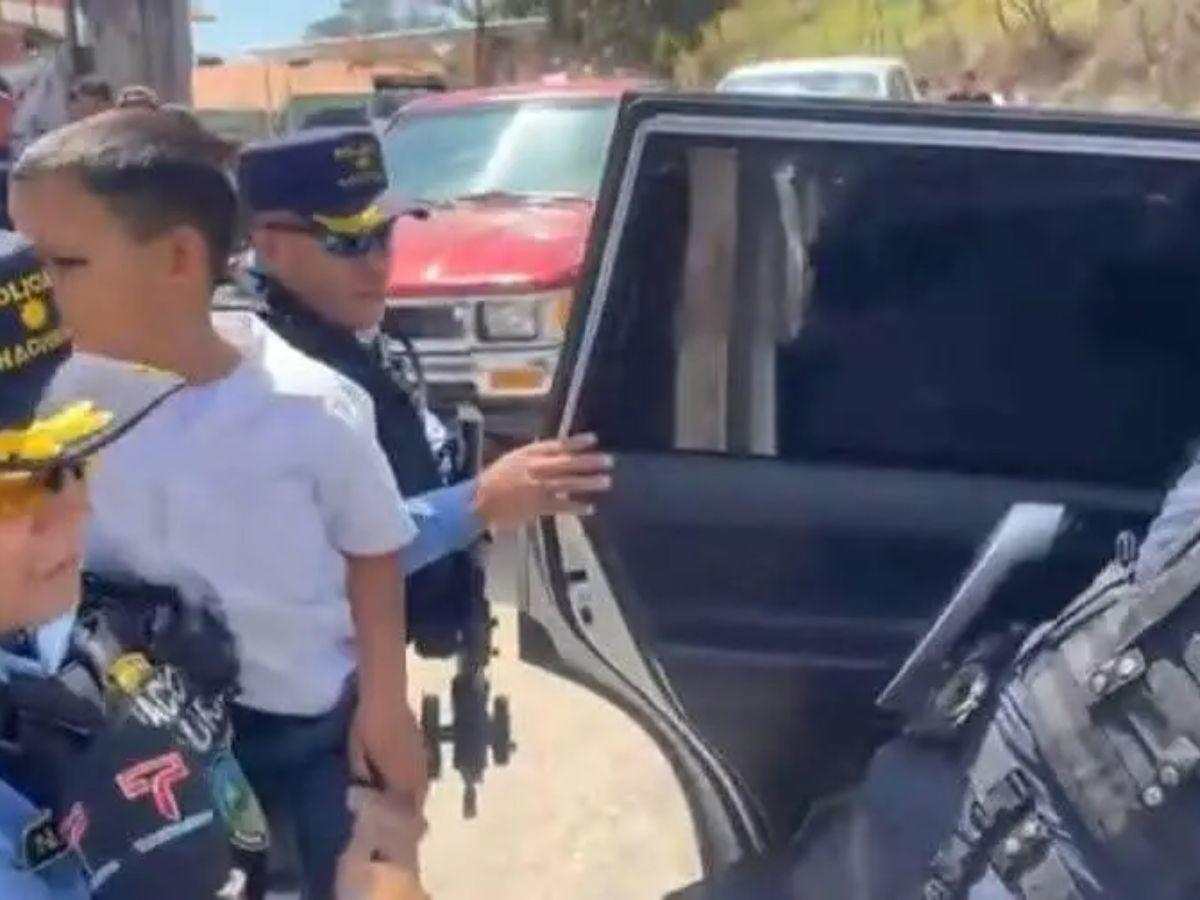 Dos jóvenes capturados por el secuestro de niño por el que exigían 5 mil dólares en Lempira