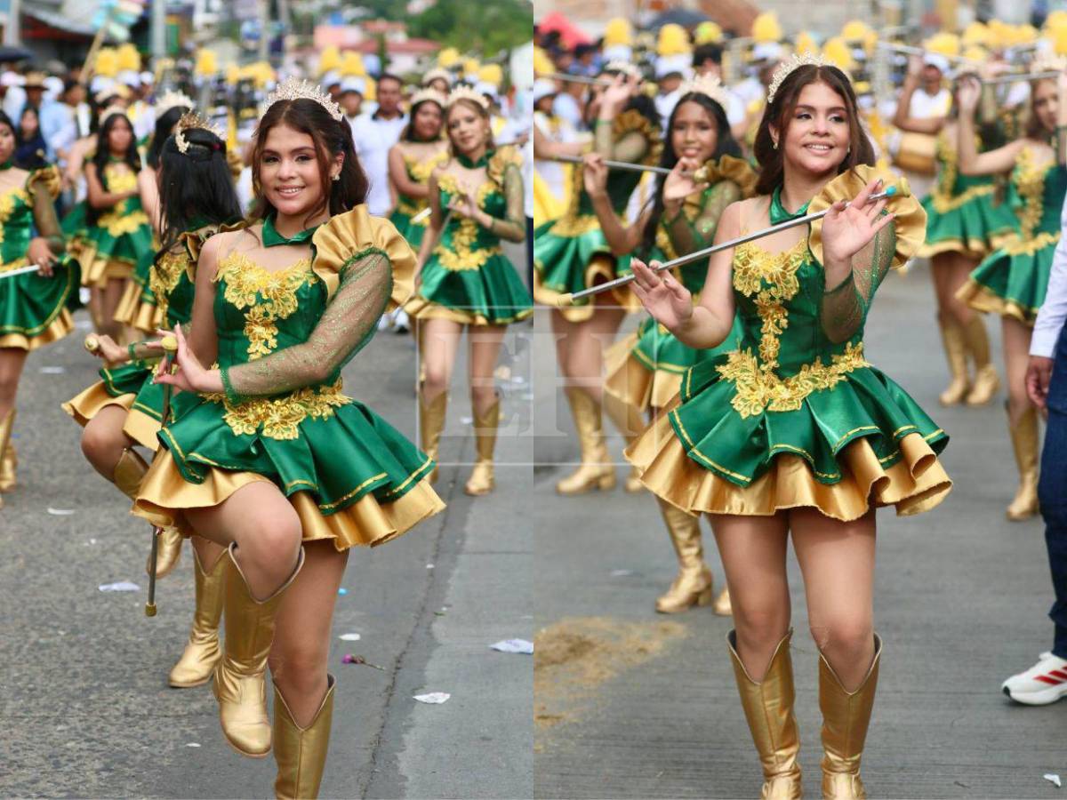 De trajes espectaculares a coreografías únicas: las palillonas que destacaron en los desfiles 2026