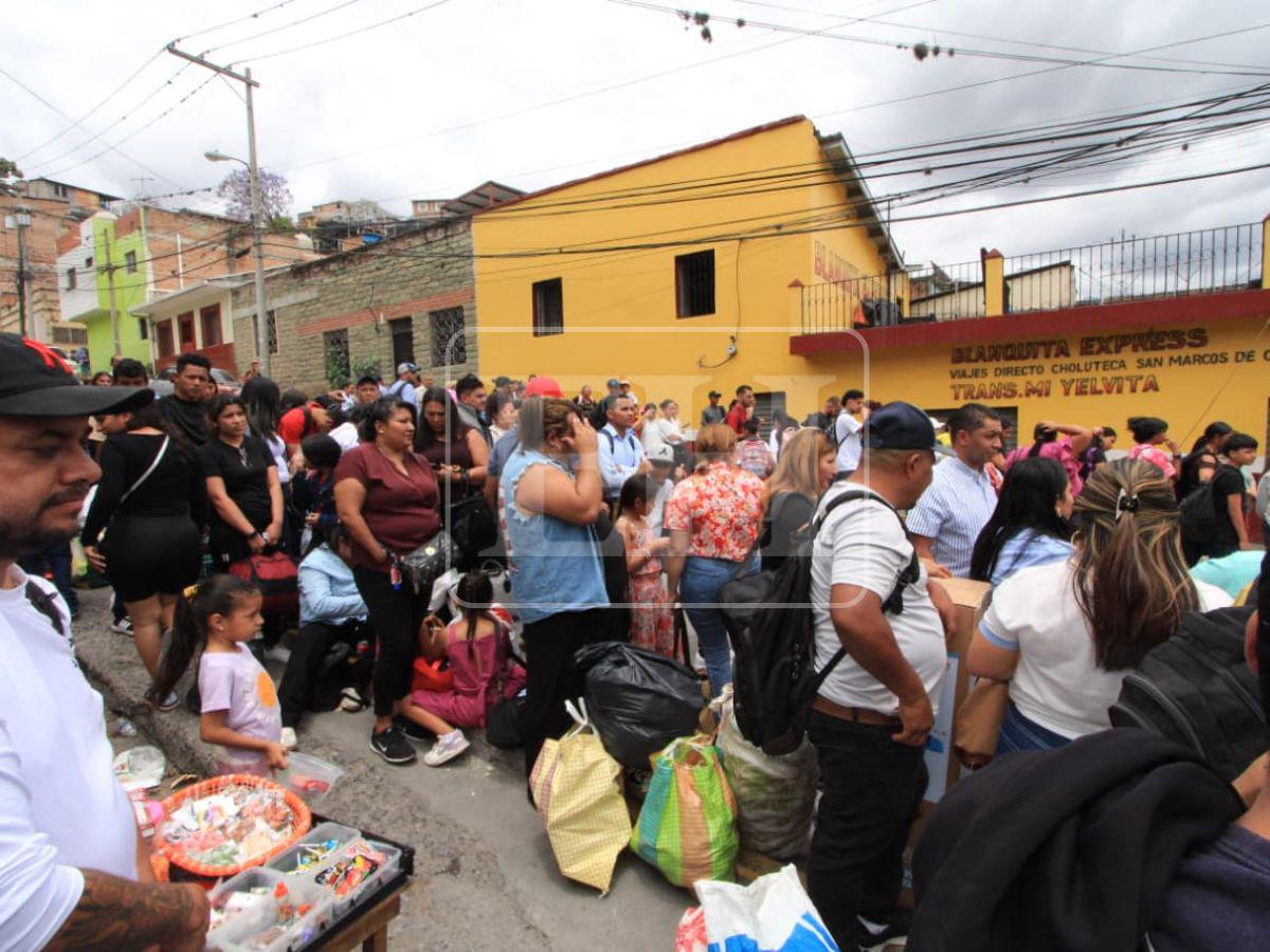 Éxodo de capitalinos llena las estaciones de buses para disfrutar la Semana Santa