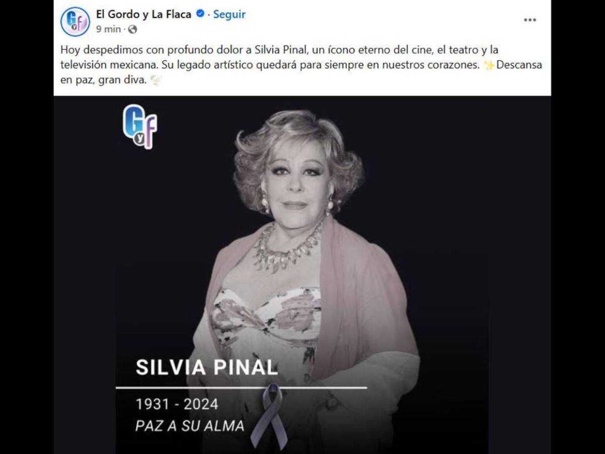 Las primeras reacciones tras la muerte de Silvia Pinal, la “Diva de México”