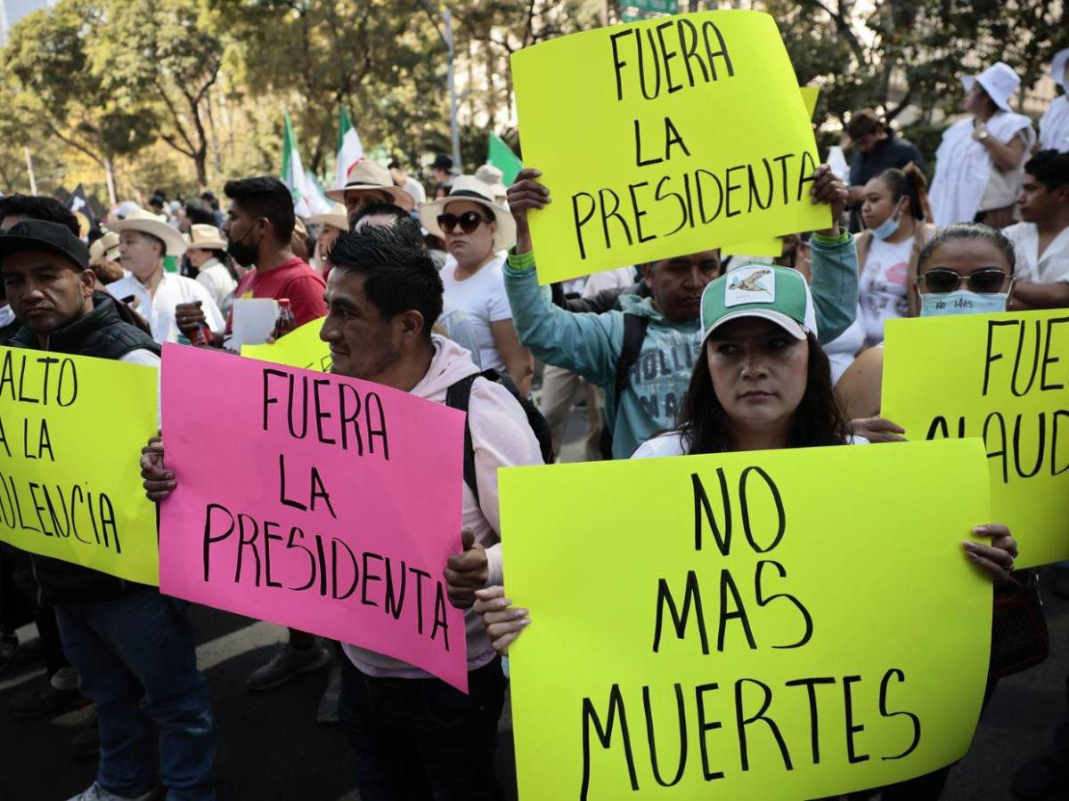 Marcha de la ‘Generación Z’ se alza contra Sheinbaum y la violencia en México