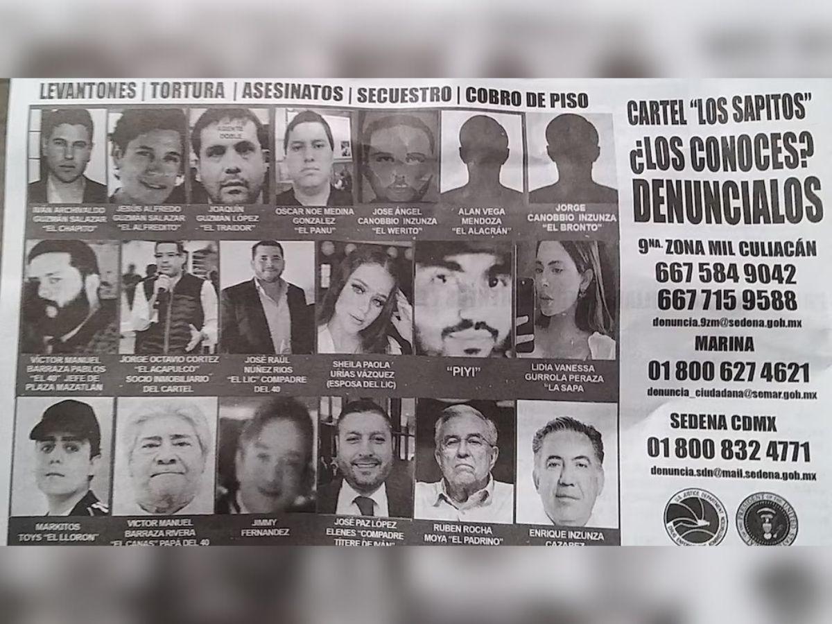 Estas son las 10 empresas que EE UU acusa de lavar dinero para “Los Chapitos”​​​​​​