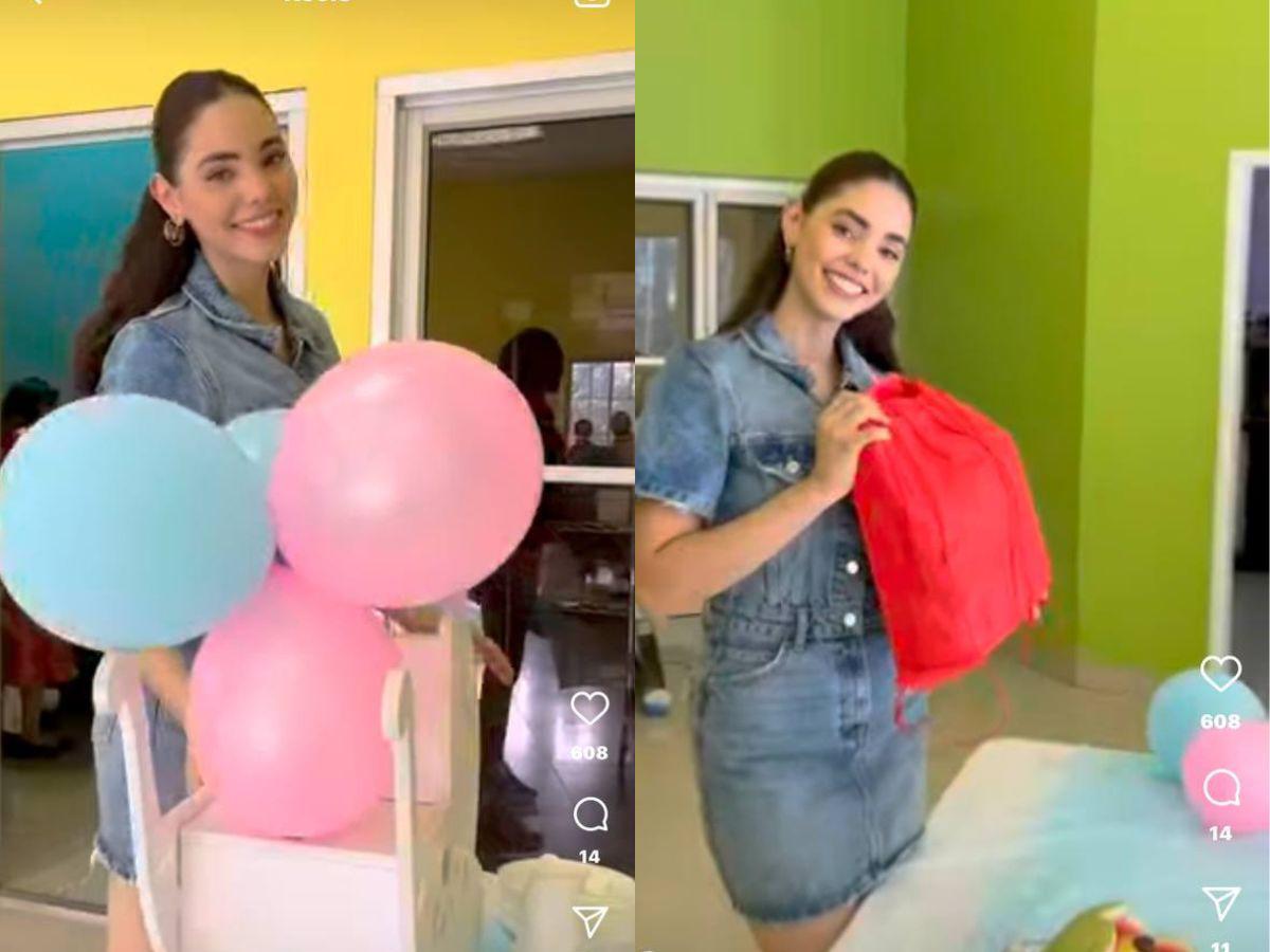 Más que belleza: Haley Amaya, la modelo hondureña que sorprendió a futuras madres en un hospital