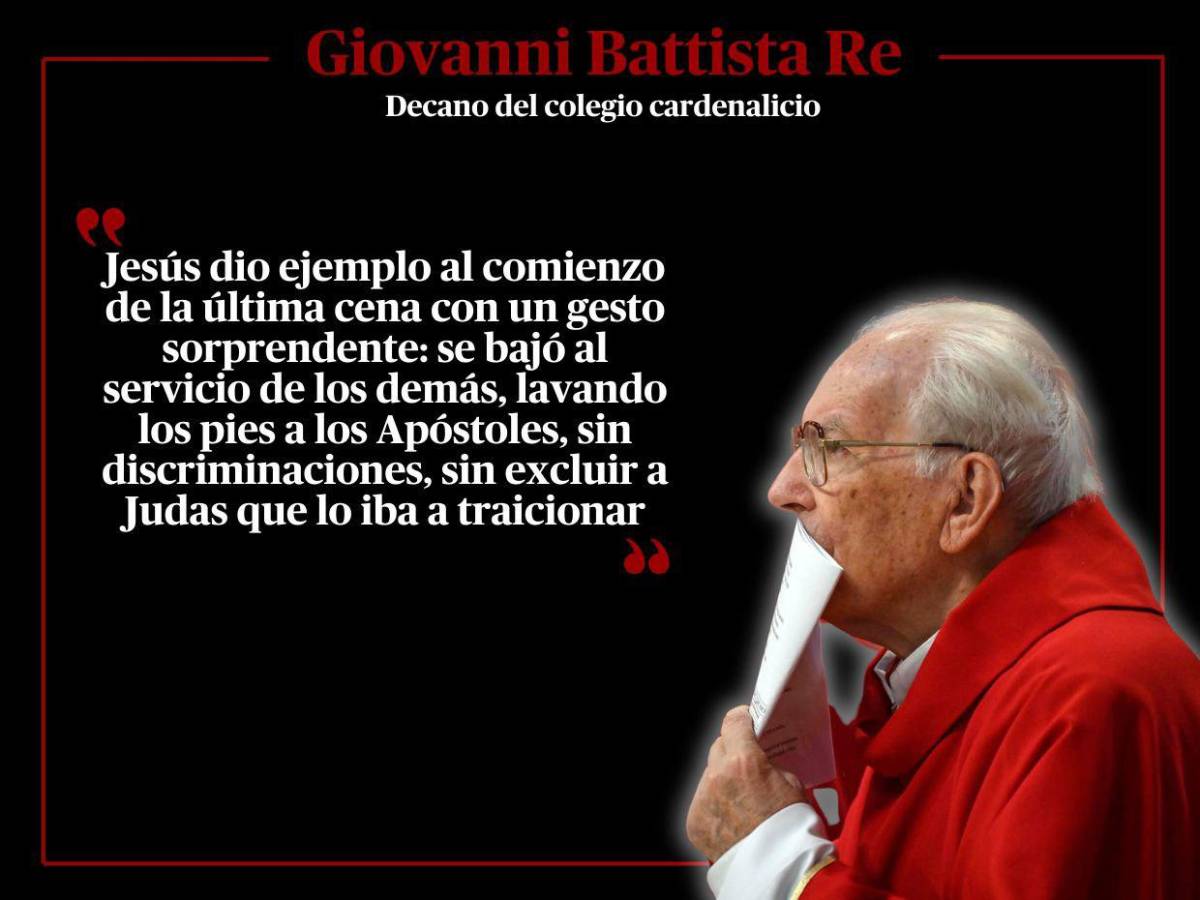 Las frases del decano Giovanni Battista Re en misa previo a Cónclave