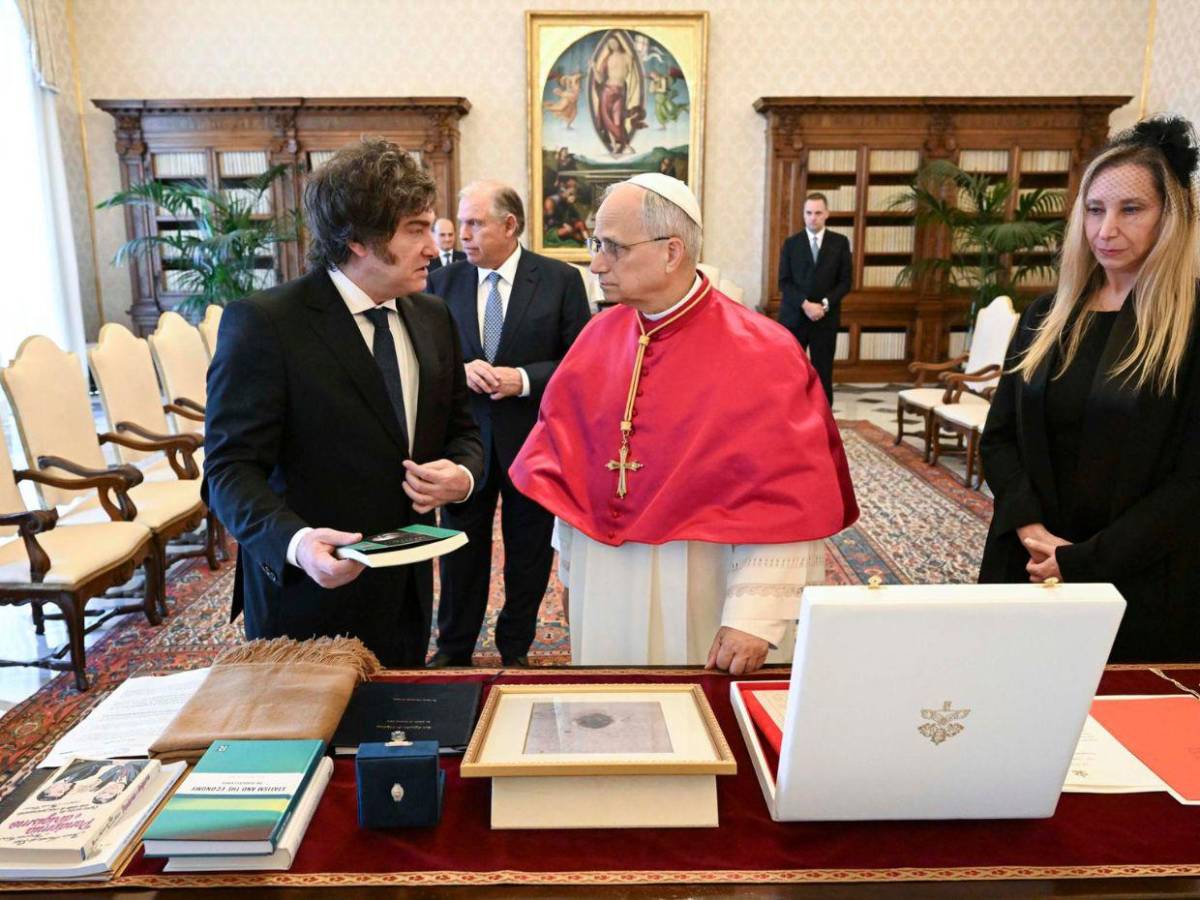 Así fue la reunión del papa León XIV y el presidente Javier Milei en El Vaticano