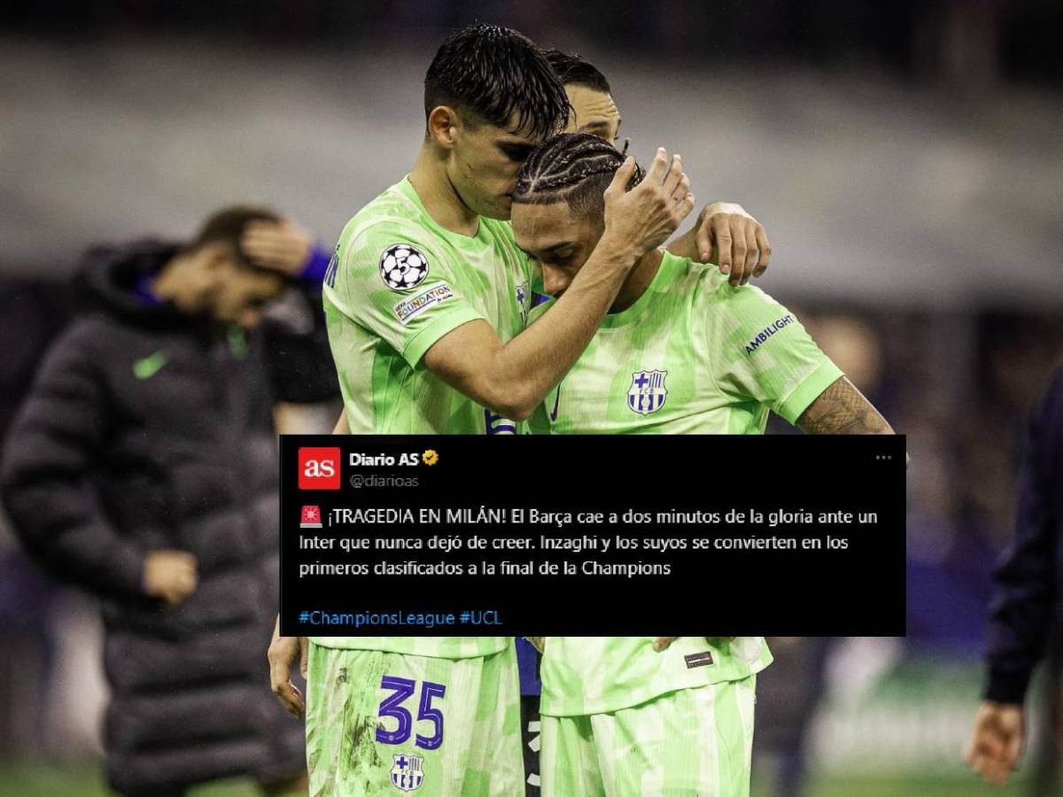 Duro y cruel: Así reaccionó la prensa tras eliminación de Barcelona ante Inter en Champions League