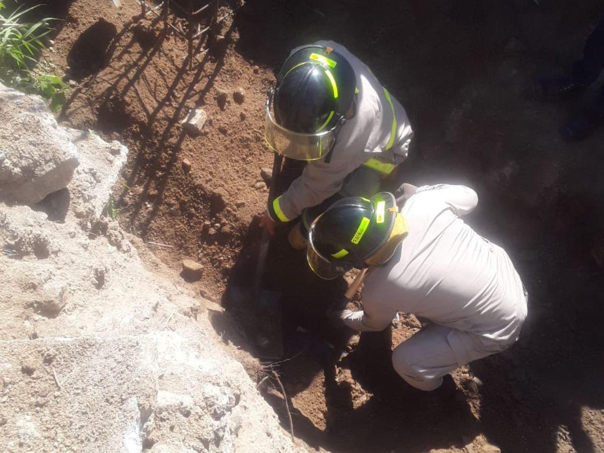 Obrero muere soterrado tras derrumbe en construcción en colonia Satélite de San Pedro Sula