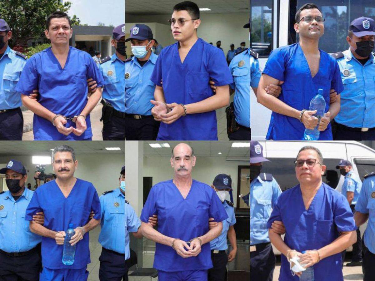 Estos son los rostros de los seis candidatos opositores a Ortega que fueron encarcelados.