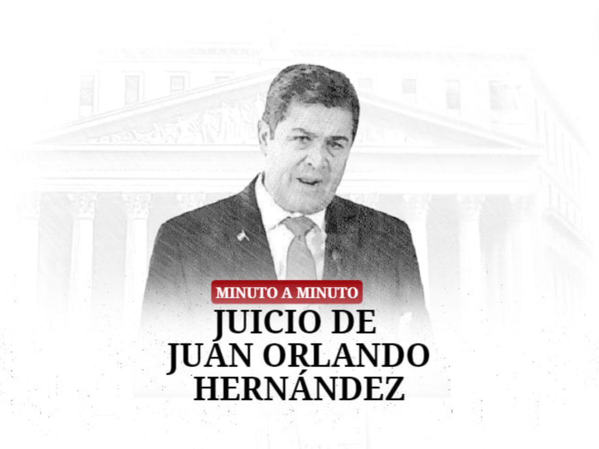 En vivo: desarrollo del quinto día de juicio a Juan Orlando Hernández