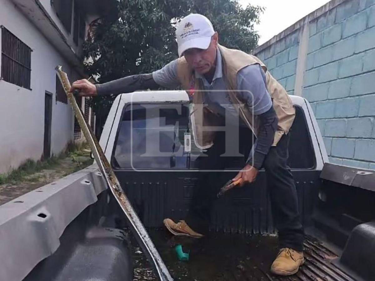 Wilfredo Andino, empleado que fue embestido cuando se encontraba comiendo