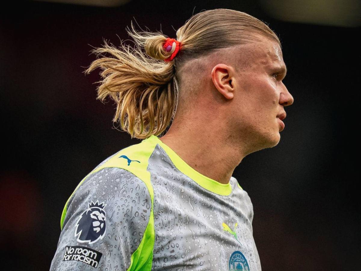 ¡No es IA! Erling Haaland dice adiós a su icónica cabellera rubia: así luce ahora