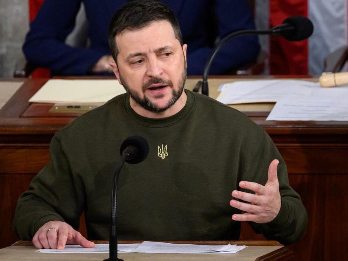 Volodymyr Zelenski, presidente de Ucrania, líder de la resistencia.