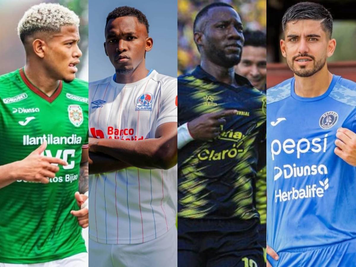 Top 15: Los futbolistas más caros que jugarán el Apertura 2025 de Liga Nacional en Honduras