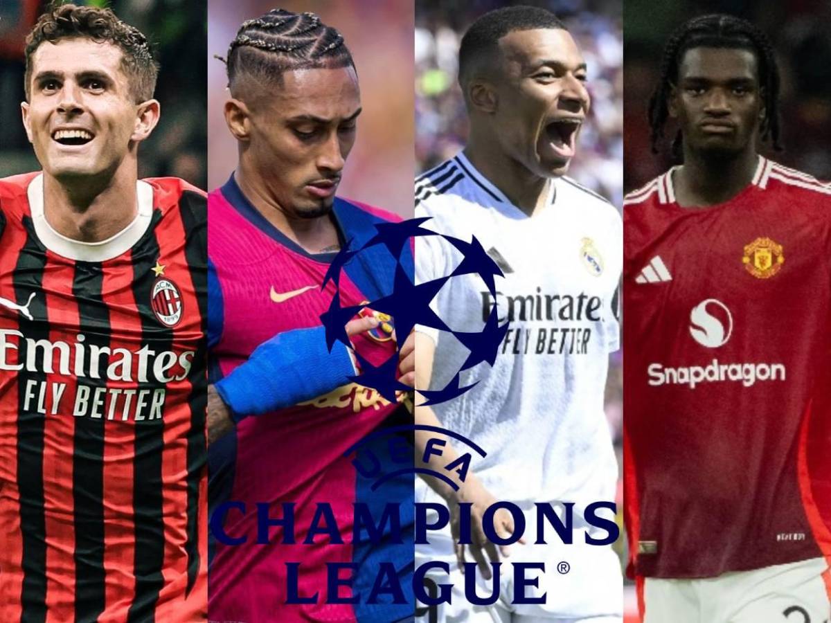 Grandes ausencias y equipos clasificados a la Champions League 2025/2026